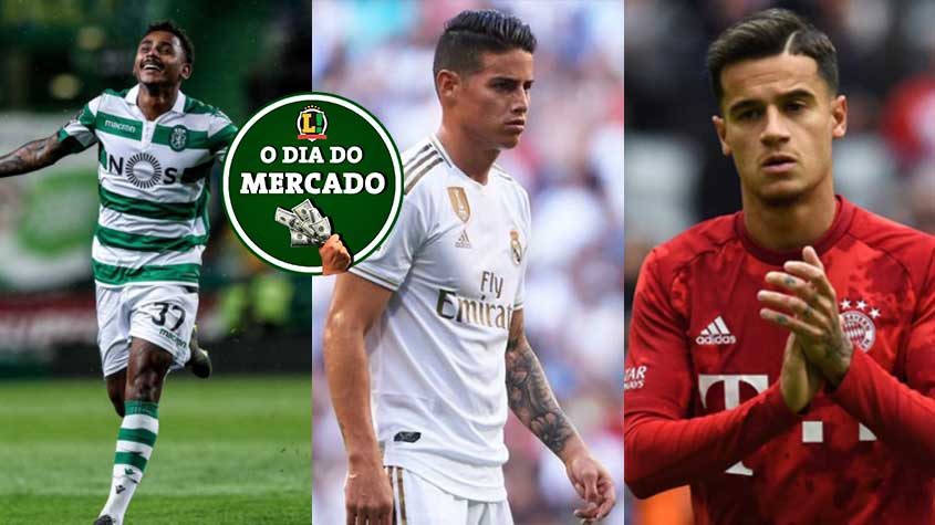 A pandemia do novo coronavírus paralisou o futebol ao redor do mundo, mas o mercado de transferências continua agitado. O volante brasileiro Wendel pode ser negociado pelo Sporting-POR, James Rodríguez vira moeda de troca no Real Madrid e empresário revela desejo de Coutinho. Confira essas e outras novidades do mercado da bola desta sexta-feira.