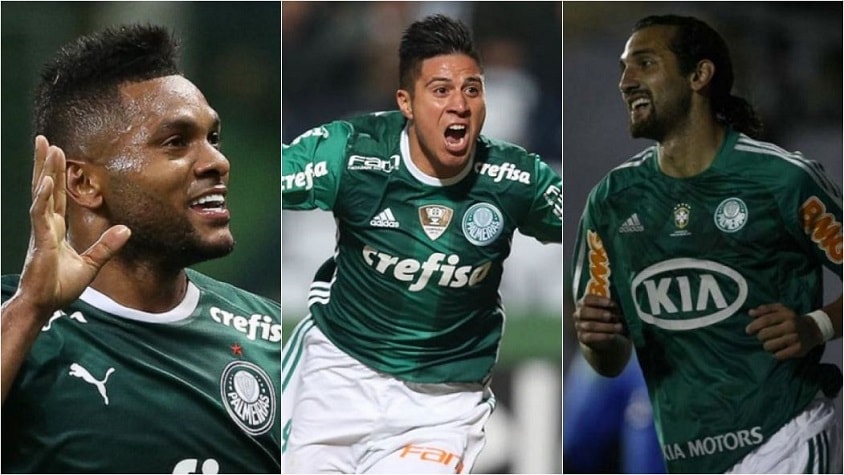 De 2010 para cá o Palmeiras teve alguns estrangeiros em seu elenco, seja na fase de vacas magras, seja na fase de vacas gordas. Pensando nisso, o LANCE! traz a lista dos gringos do Verdão que mais marcaram gols na década. Tem zagueiro, tem ídolo, tem contestado, tem desafeto... Veja o ranking na galeria a seguir