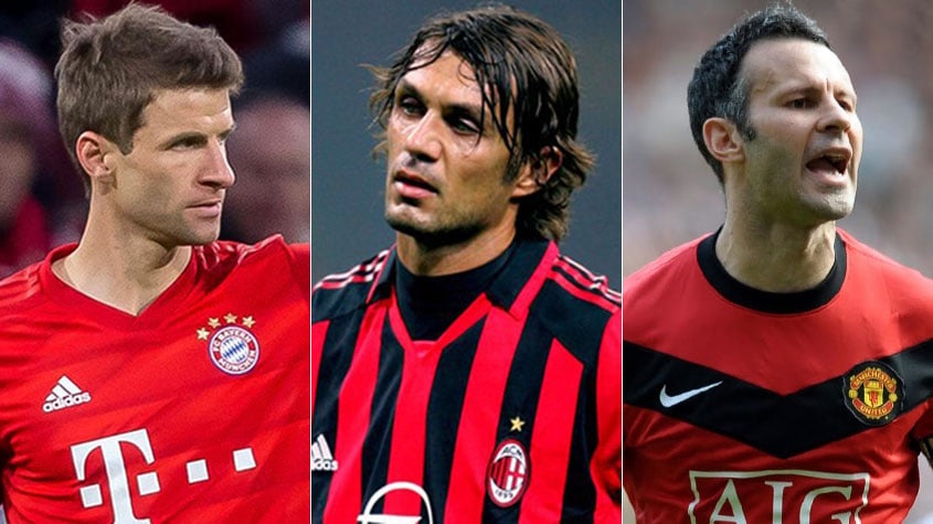 Thomas Muller renovou com o Bayern de Munique até 2023. Veja outros jogadores que só jogaram por um clube na carreira: