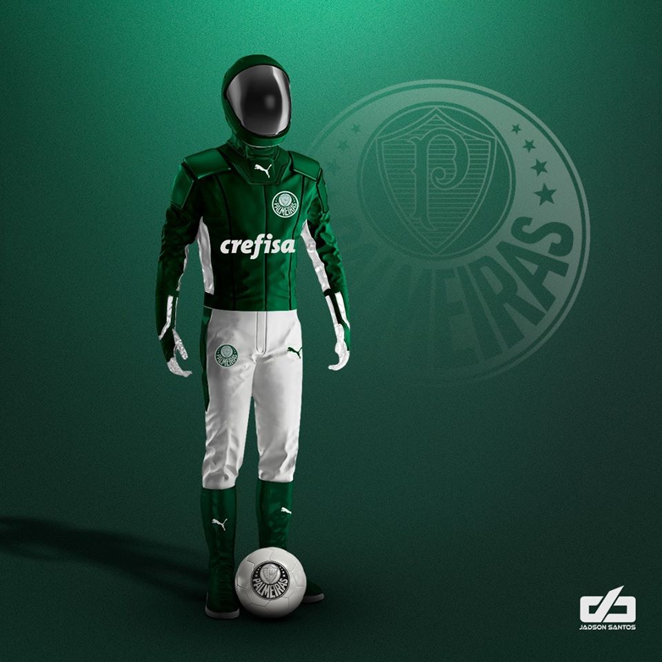 Clubes da Série A ganham uniformes contra pandemia: Palmeiras