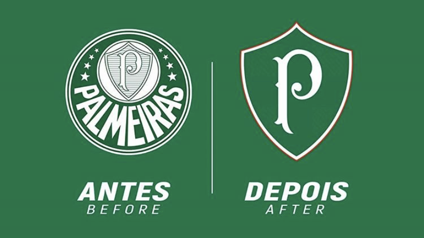 Redesenho de escudos de clubes de futebol: Palmeiras