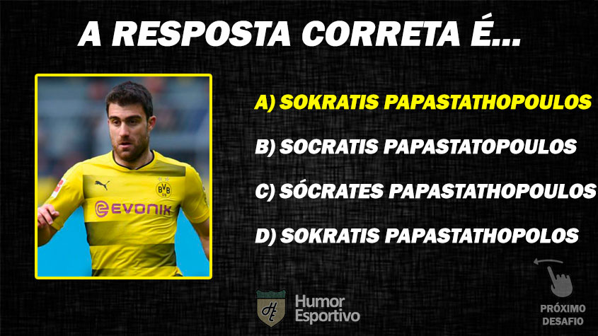 Resposta: Sokratis Papastathopoulos