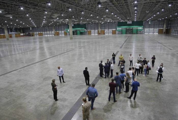 A montagem de um hospital temporário com 500 leitos no mesmo pavilhão do Riocentro onde foram disputadas as competições de tênis de mesa nos Jogos Olímpicos e Paralímpicos do Rio, em 2016, também está a todo vapor.