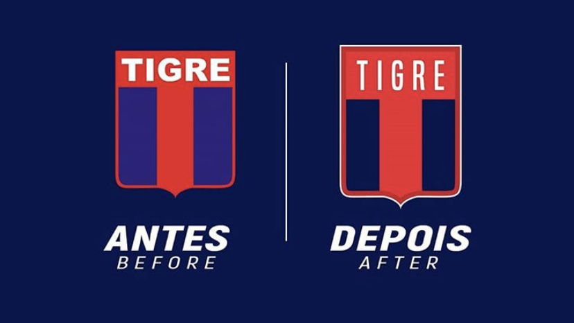 Redesenho de escudos de clubes de futebol: Tigre, da Argentina