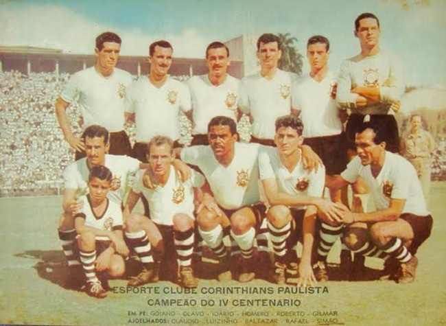 Título Paulista de 1954, Quarto Centenário de São Paulo - Corinthians 1 x 1 Palmeiras - gol de Luizinho (6/2/1955)