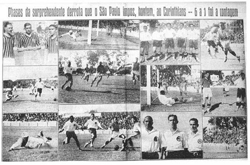 1933 - São Paulo 6 x 1 Corinthians - A maior goleada do Tricolor em Majestosos foi no campo da Floresta, em partida válida para o Paulista e o Rio-São Paulo de 1933. Waldemar de Brito, Armandinho, Luizinho (3) e Hércules fizeram os gols.