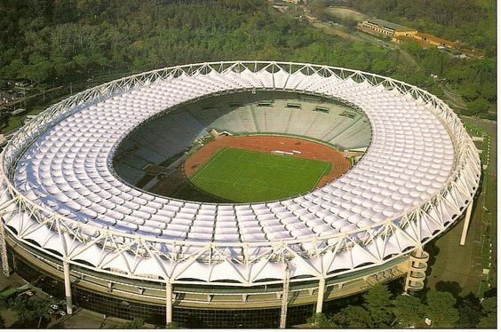 Estádio Olímpico, em Roma, na Itália.