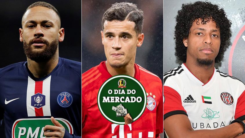 Mesmo com a pandemia do coronavírus, o mercado da bola não para. O Flamengo falou sobre a possível contratação de Neymar, Keno pode voltar ao futebol nacional e Philippe Coutinho deve parar no futebol inglês. Veja as movimentações da manhã desta quarta-feira.