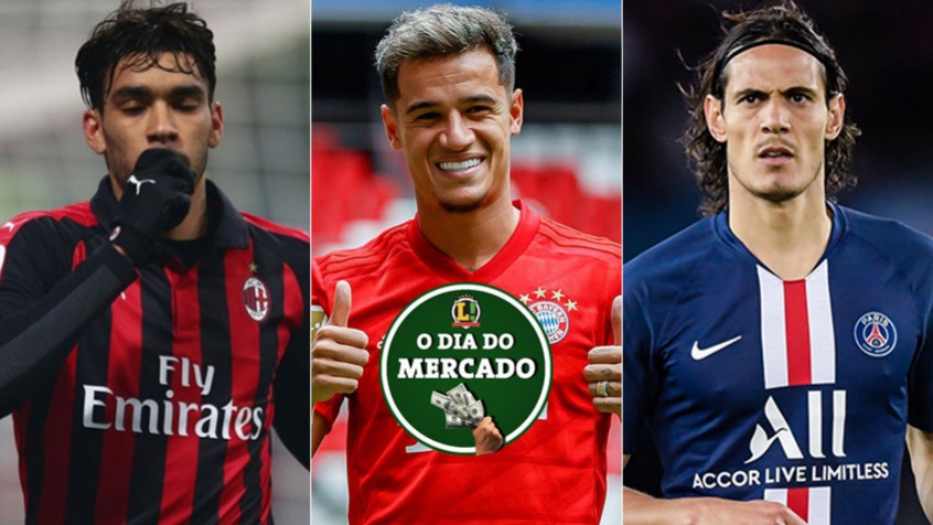 Apesar da pandemia do coronavírus, o mercado da bola não para. O meia Lucas Paquetá pode trocar de clube na Europa, Coutinho está perto de jogar na Inglaterra e Cavani mexe com o mercado com seu futuro indefinido. Veja as movimentações. 