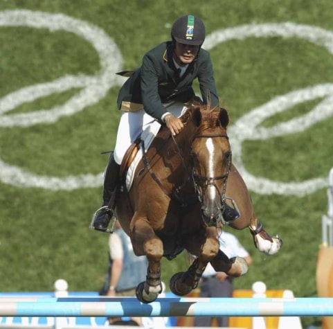 Hipismo: Rodrigo Pessoa (foto), Marlon Zanotelli, Yuri Mansur e Luiz Francisco Azevedo participam das eliminatórias no salto, às 7h.  