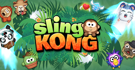 10 – Sling Kong: “Arremesse, quique e balance seu Kong para alcançar a glória, mas cuidado com todos os tipos de armadilhas e obstáculos ardilosos. Suba, suba, cada vez mais, até que não tenha mais aonde subir, ou então, veja o seu fim hilário! Junte-se a Chimp, Pig, Jellyfish e mais de 140 personagens insanos e variados enquanto desafia seus amigos a se tornarem o melhor arremessador de Kongs do pedaço.”