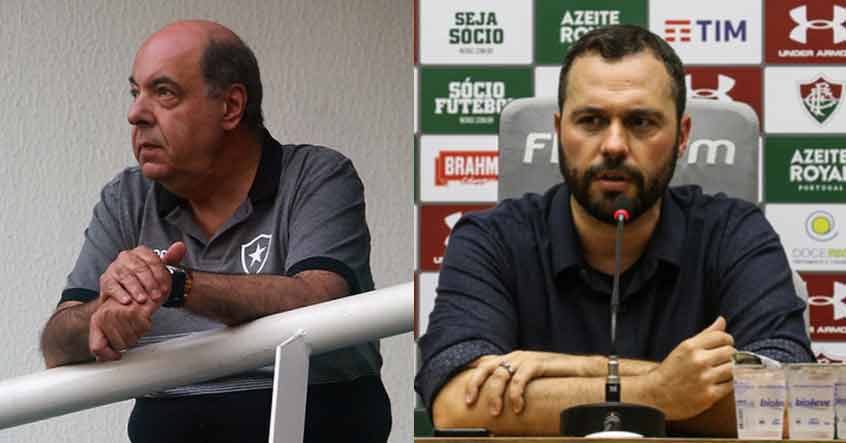 Horas depois, também na última segunda-feira, o Botafogo se uniu ao Fluminense para tentar barrar reunião da Ferj, para tratar do retorno dos jogos e treinos no estado. Os presidentes Mário Bittencourt, do Fluminense, e Nelson Mufarrej, do Botafogo, assinaram um pedido conjunto de impugnação dos itens em votação Conselho Arbitral da Série A, endereçado ao presidente da Ferj, Rubens Lopes, e ao Diretor de Competições da federação, Marcelo Vianna.