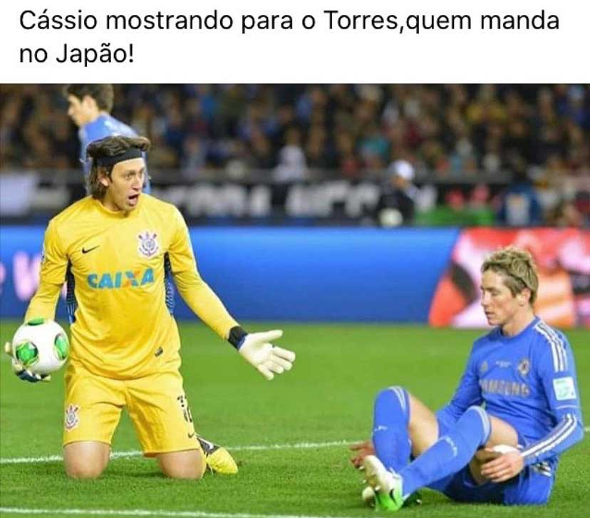 Torcedores do Corinthians fazem memes após reprise do título do Mundial de 2012 sobre o Chelsea