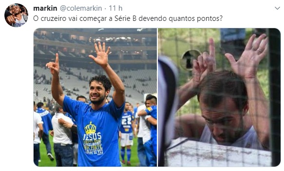 Punido pela Fifa devido ao não pagamento do empréstimo do volante Denilson, Cruzeiro não foi perdoado nas redes sociais