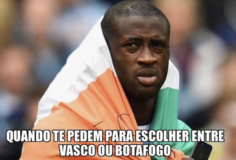 "Anunciado" por candidato à presidência do Vasco, Yaya Touré virou protagonista de memes entre clubes cariocas