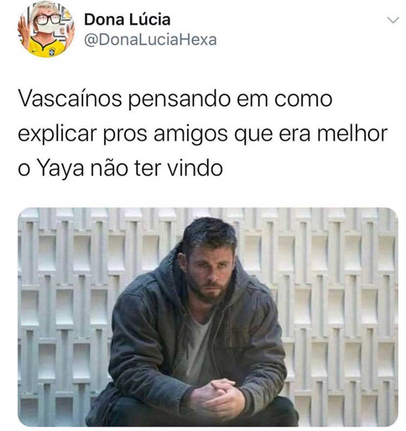 Yaya desiste do Vasco e rivais não perdoam nos memes