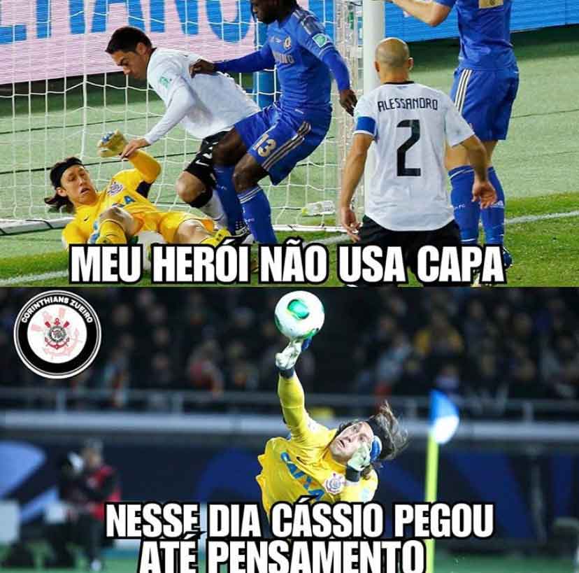 Torcedores do Corinthians fazem memes após reprise do título do Mundial de 2012 sobre o Chelsea