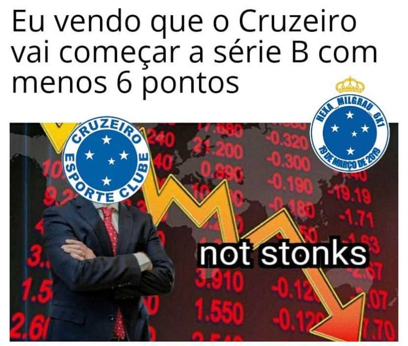 Punido pela Fifa devido ao não pagamento do empréstimo do volante Denilson, Cruzeiro não foi perdoado nas redes sociais