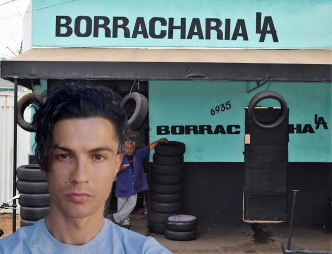 Internautas fazem memes com foto postada por Cristiano Ronaldo mostrando o novo corte de cabelo