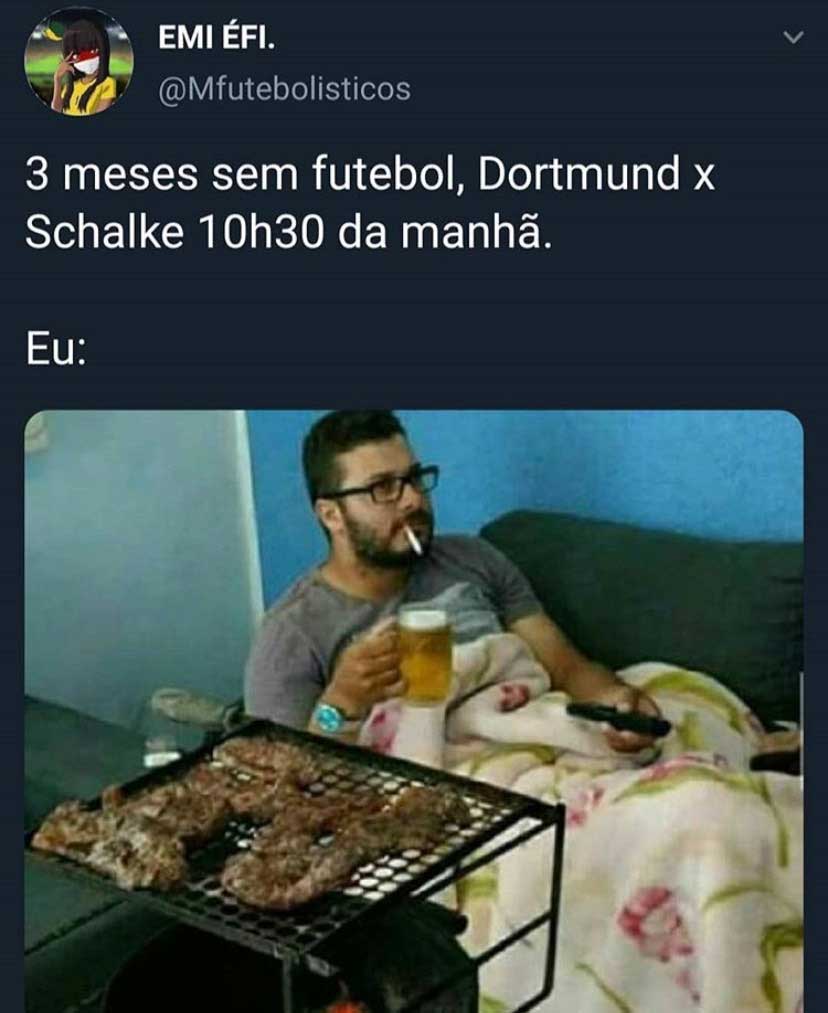 Internautas comemoram retorno da Bundesliga e fazem memes com vitória por 4 a 0 do Borussia sobre o Schalke 04