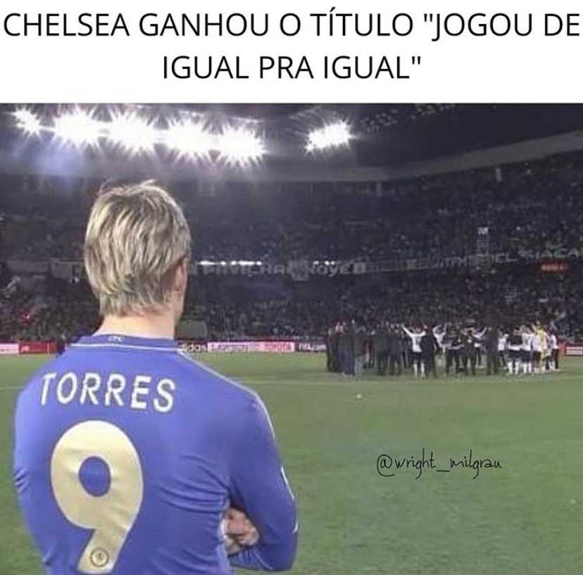 Torcedores do Corinthians fazem memes após reprise do título do Mundial de 2012 sobre o Chelsea