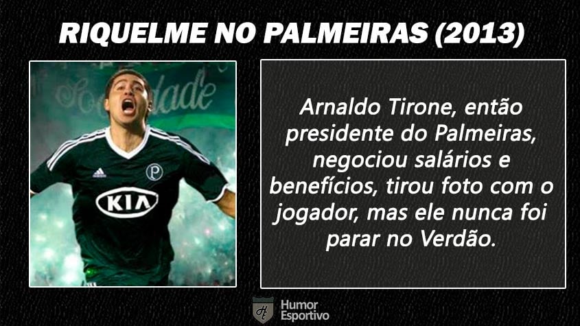 Contratações 'fail' do futebol brasileiro: Riquelme no Palmeiras