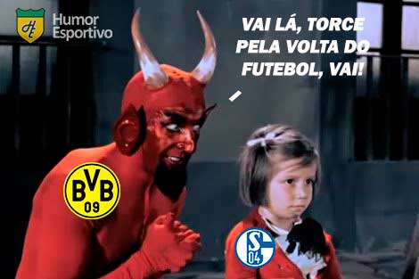 Internautas comemoram retorno da Bundesliga e fazem memes com vitória por 4 a 0 do Borussia sobre o Schalke 04