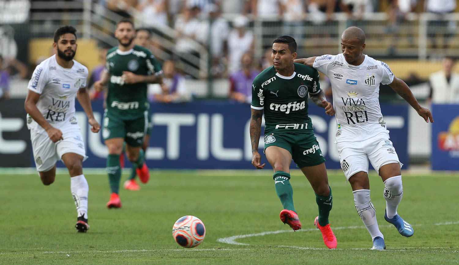 Dudu fez três gols contra Red Bull Bragantino, Flamengo, Bahia, Cruzeiro e Grêmio; e dois contra Goiás, Mogi Mirim, Ponte Preta, Corinthians, Santa Cruz, Avaí, Sport, Botafogo, Colo-Colo e Chapecoense.