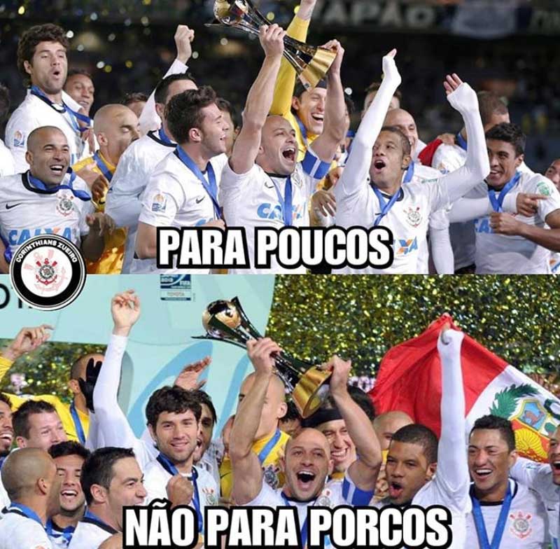 Torcedores do Corinthians fazem memes após reprise do título do Mundial de 2012 sobre o Chelsea