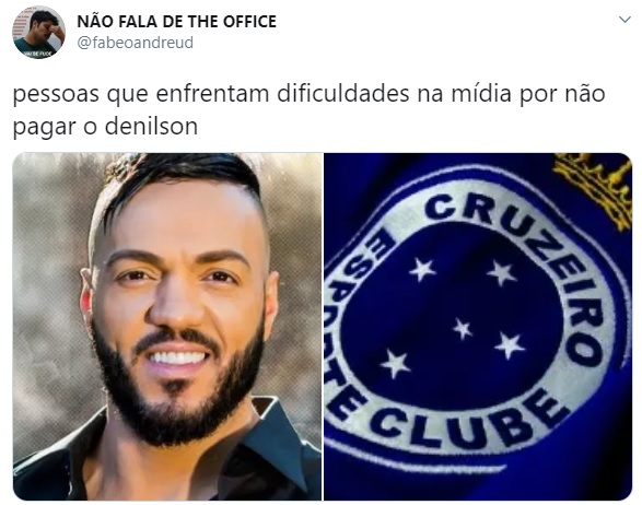 Punido pela Fifa devido ao não pagamento do empréstimo do volante Denilson, Cruzeiro não foi perdoado nas redes sociais