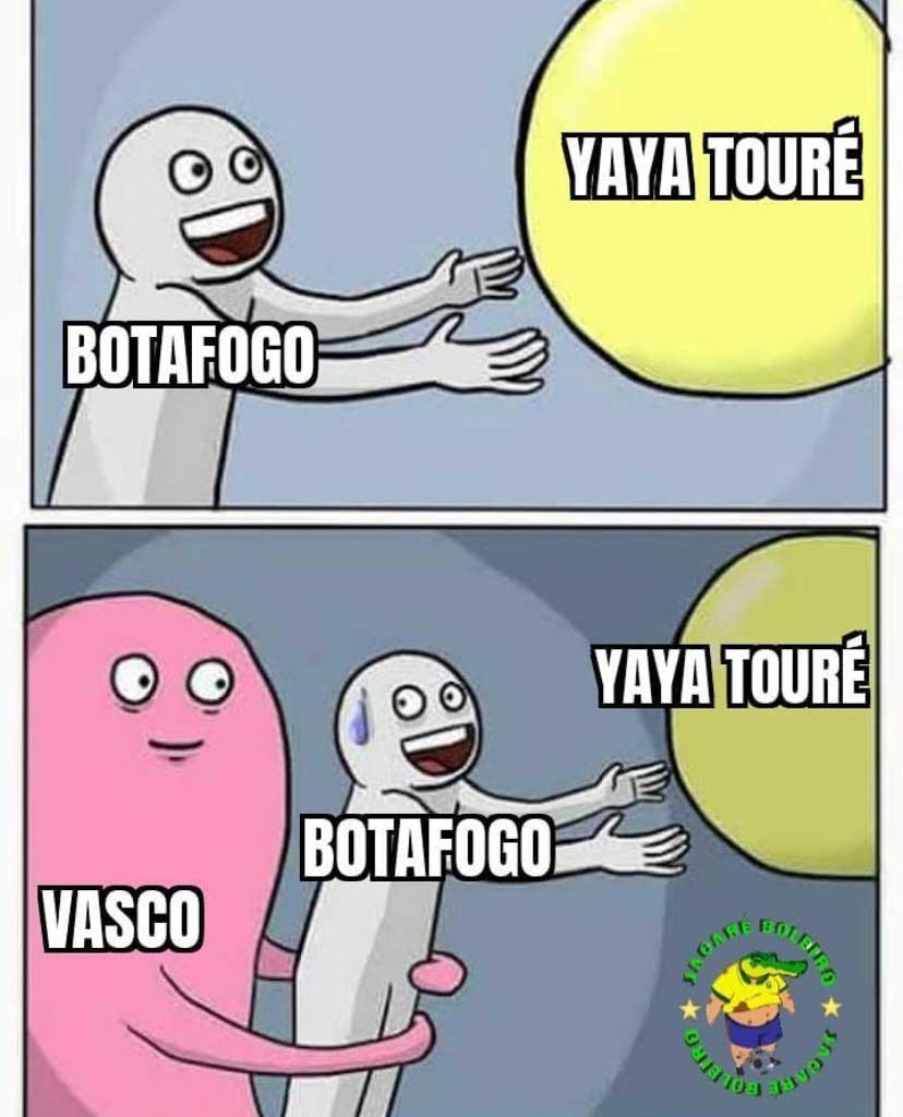 "Anunciado" por candidato à presidência do Vasco, Yaya Touré virou protagonista de memes entre clubes cariocas
