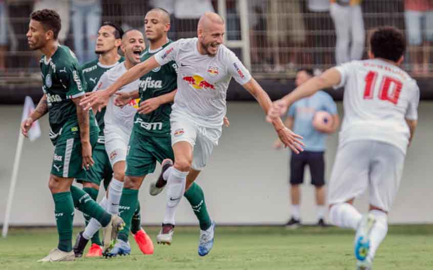 16º - Red Bull Bragantino - 56,6% de aproveitamento - 10 jogos: 5 vitórias, 2 empates e 3 derrotas