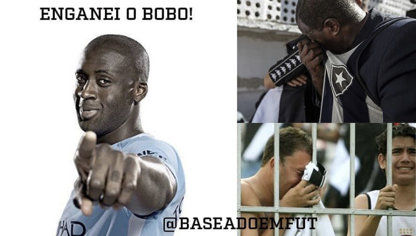 Yaya desiste do Vasco e rivais não perdoam nos memes