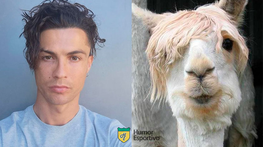 Internautas fazem memes com foto postada por Cristiano Ronaldo mostrando o novo corte de cabelo