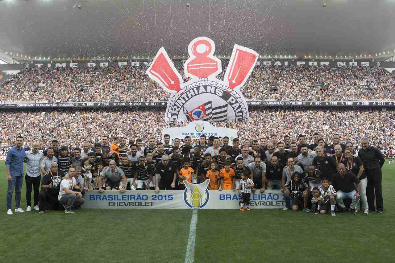 3º lugar - Campeonato Brasileiro de 2015 - Corinthians somou 31 pontos, 54% de aproveitamento.
