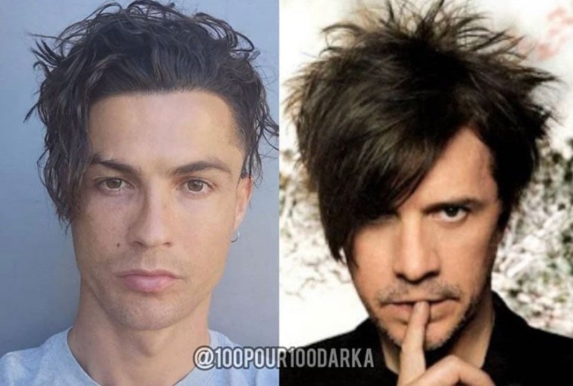 Internautas fazem memes com foto postada por Cristiano Ronaldo mostrando o novo corte de cabelo