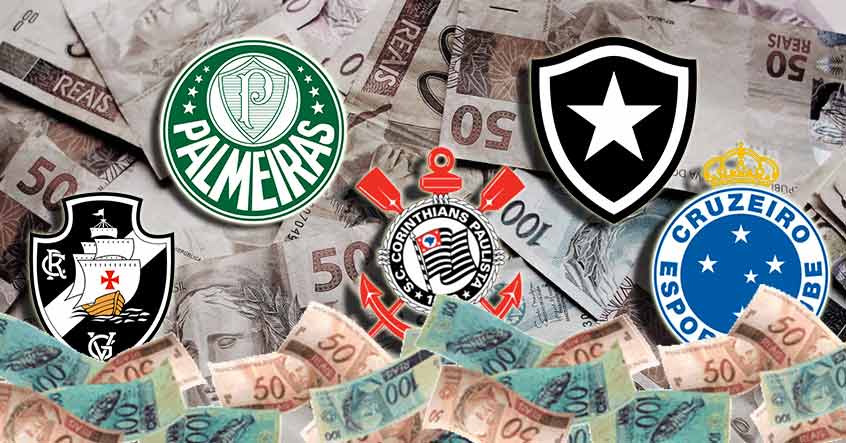 Na última sexta, o 'Blog do Nicola' divulgou um novo ranking de clubes com as maiores dívidas do Brasil. Segundo o jornalista, a lista foi pautada através de entrevistas com presidentes e diretores financeiros de clubes, da obtenção de dados do Itaú BBA e do cruzamento de informações com um levantamento da Sports Value. Vale destacar que Atlético-MG e Coritiba não estão presentes na lista, pois não divulgaram seus balanços referentes a 2019.