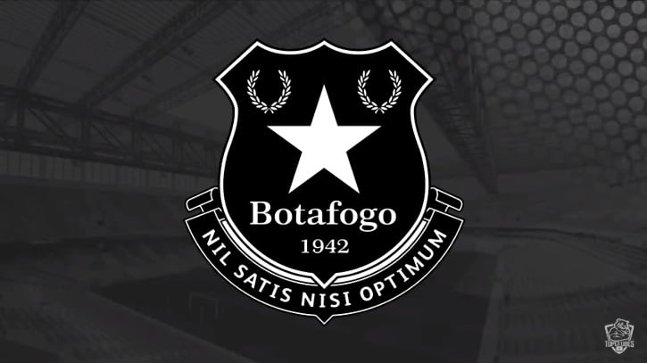 Escudo do Botafogo com as características do Everton