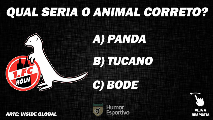 Qual o animal correto do escudo do Colônia?