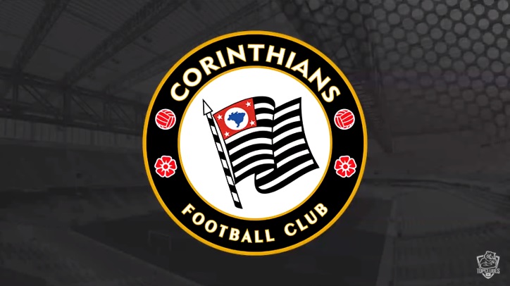 Escudo do Corinthians com as características do Chelsea