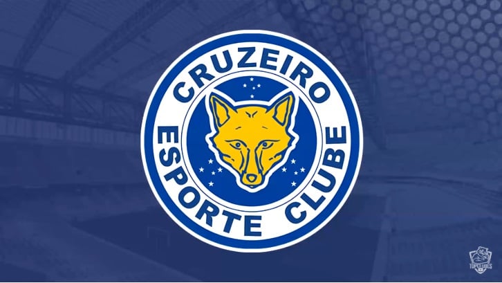 Escudo do Cruzeiro com as características do Leicester