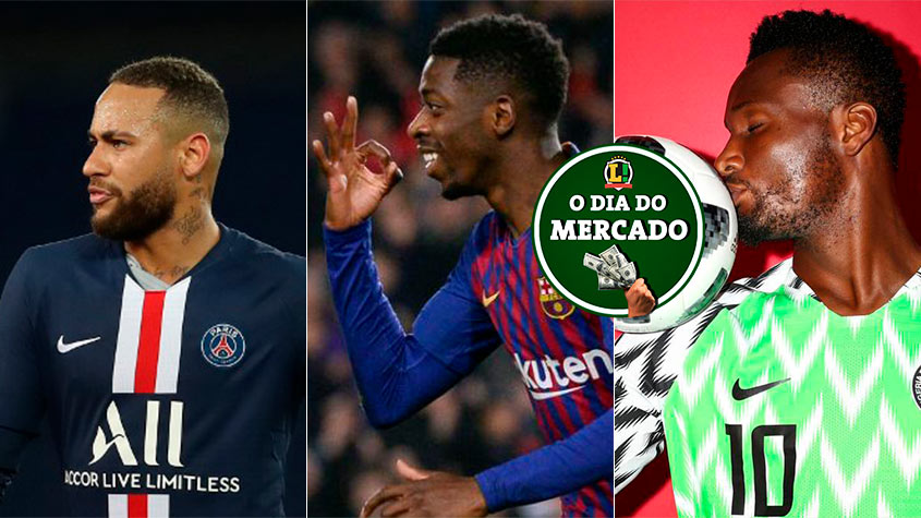 A semana começou com a definição de algumas posturas no mercado. O PSG quer Dembélé e pode envolvê-lo para liberar Neymar, e o Botafogo adota nova postura no mercado.