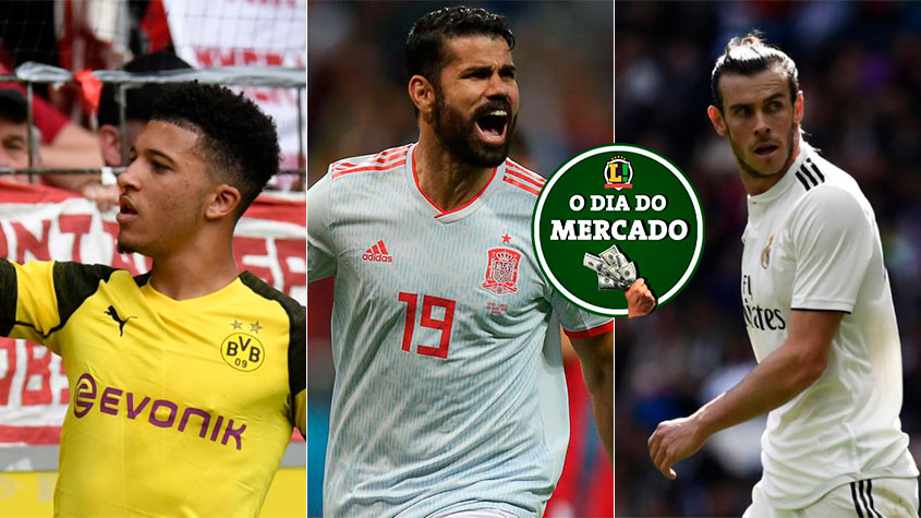 Apesar do futebol estar paralisado por conta da pandemia do novo coronavírus, o mercado da bola continua agitado. O atacante Sancho é cobiçado por um gigante espanhol, clube europeu tem interesse por Diego Costa, Bale fala sobre o futuro... Confira o dia do mercado deste sábado!