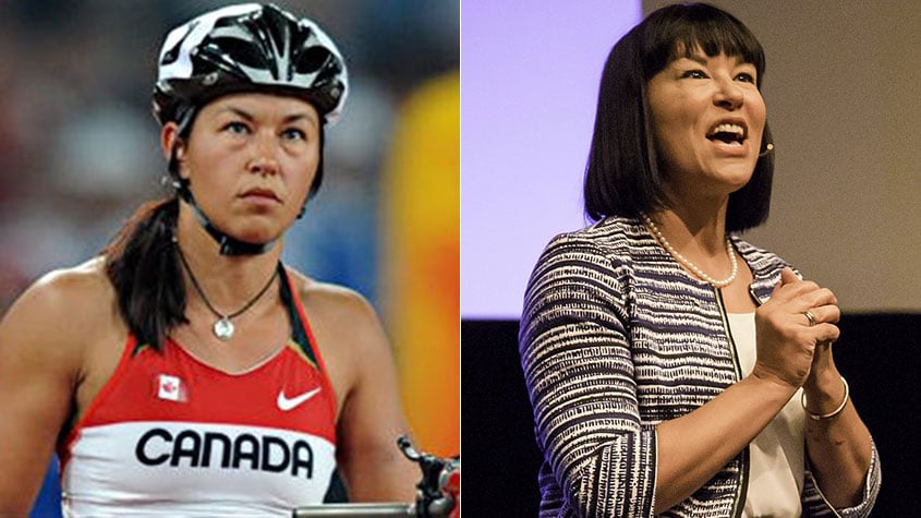 A supercampeã paralímpica Chantal Petitclerc (21 medalhas, 14 de ouro entre Barcelona-1992 e Pequim-2008) é considerada uma das maiores atletas em cadeiras de rodas da história e, desde 2016, é senadora pelo estado de Quebec.  