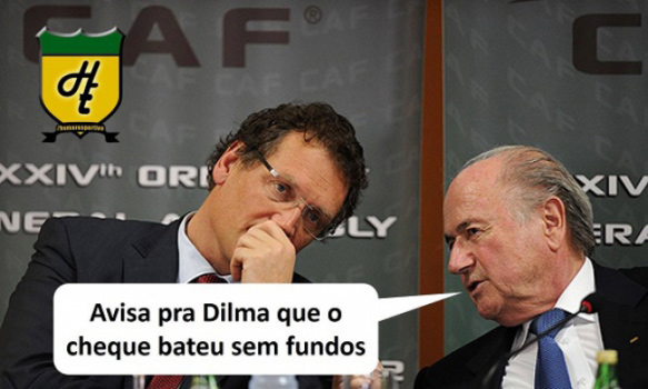 Sátiras com Jérome Valcke e Joseph Blatter também causaram 'memes'.