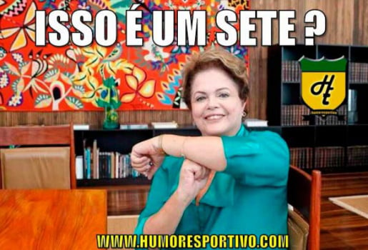 O "é tóis", bordão criado por Neymar e posteriormente feito por Dilma rendeu também gozações.