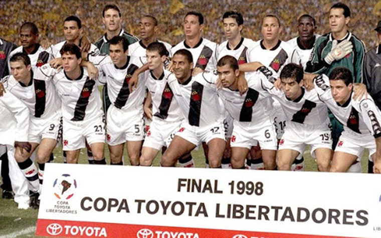 Vasco da Gama - 9 participações: 1975, 1980, 1985, 1990, 1998 (campeão/foto), 1999, 2001, 2012 e 2018.