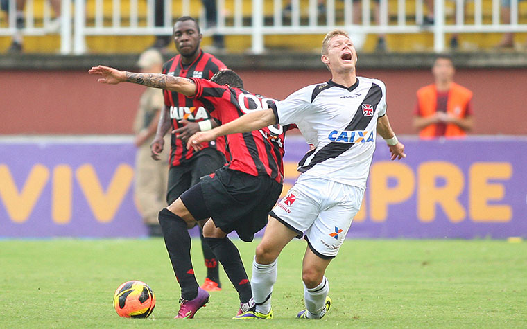 O segundo rebaixamento do Vasco foi em 2013. A queda foi consumada na goleada sofrida por 5 a 1 para o Atlético-PR, na batalha campal que ficou conhecida como "A barbárie de Joinville".