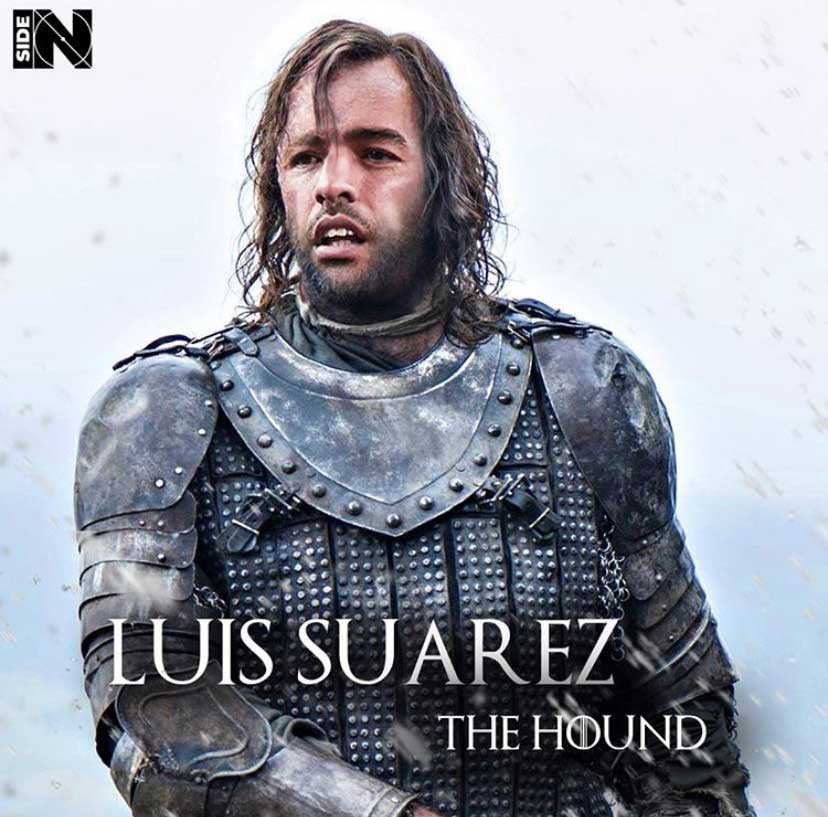 Jogadores e técnicos viram personagens de GoT: Luisito Suárez