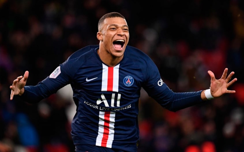 1º - Kylian Mbappé (Atacante do Paris Saint-Germain) - 180 milhões de euros.